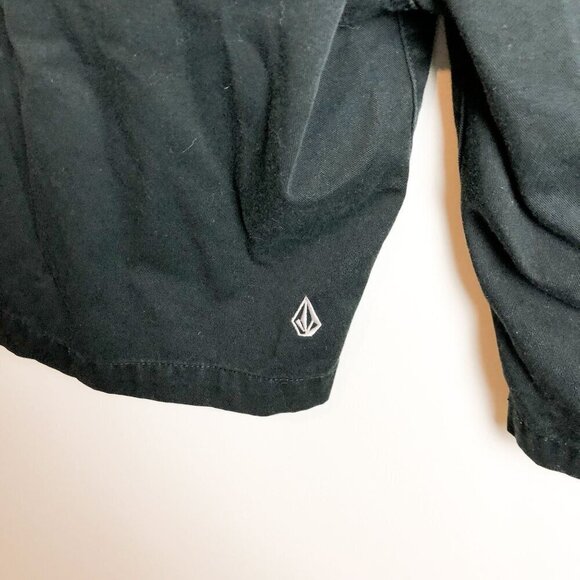 Volcom Classic Black Mens Flat Front Casual Shorts 30 - Picture 7 of 8